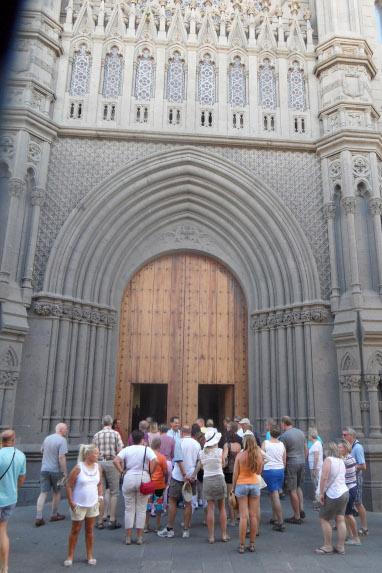 Arucas San Juan Basilica Entrance on South Side